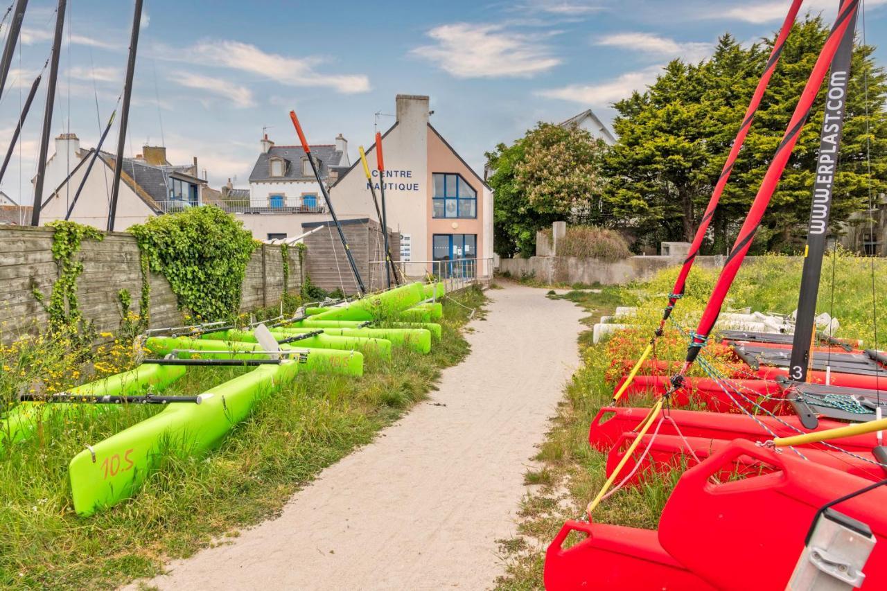 Studio Vue Mer 15M De La Plage Plobannalec Buitenkant foto