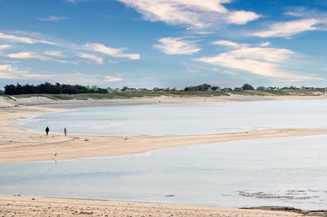 Studio Vue Mer 15M De La Plage Plobannalec Buitenkant foto